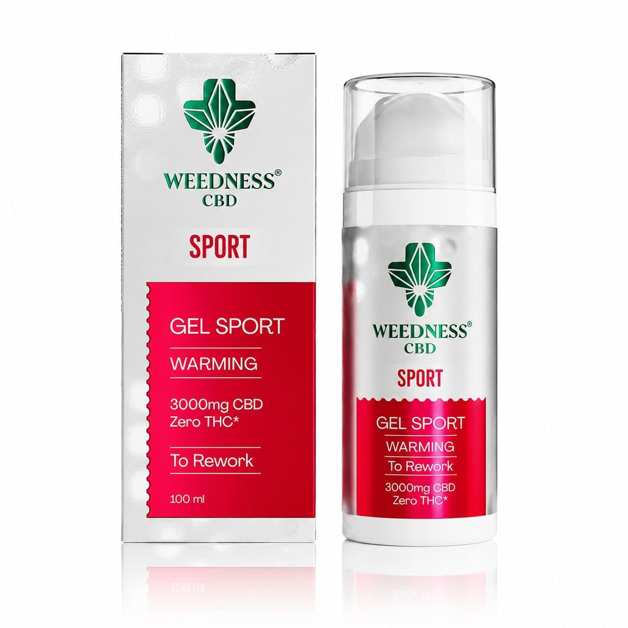 Sport-Muskel- & Gelenk-Gel (Wärmender Effekt) 3000mg CBD | 0 THC