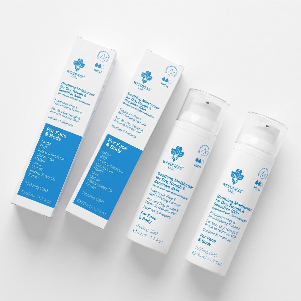 Restorative CBD-Creme für trockene, schuppige und zu Schuppenflechte neigende Haut