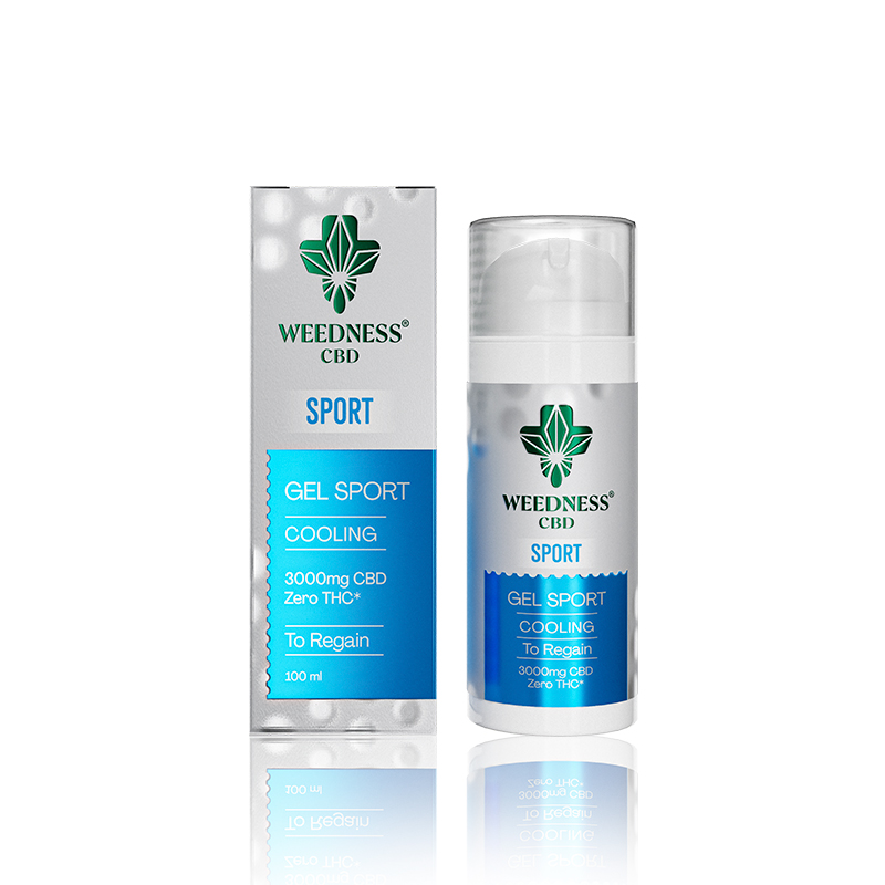 Sport-Muskel- & Gelenk-Gel (Kühleffekt) 3000mg CBD