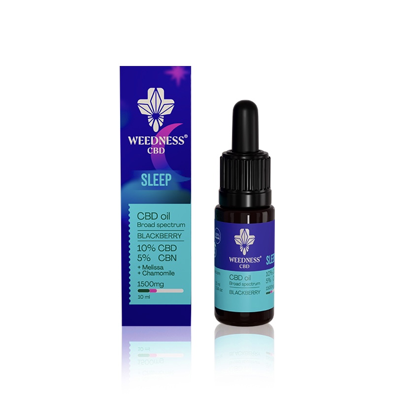 Sleep CBD-Öl 10% + CBN 5% | Brombeere 10ml